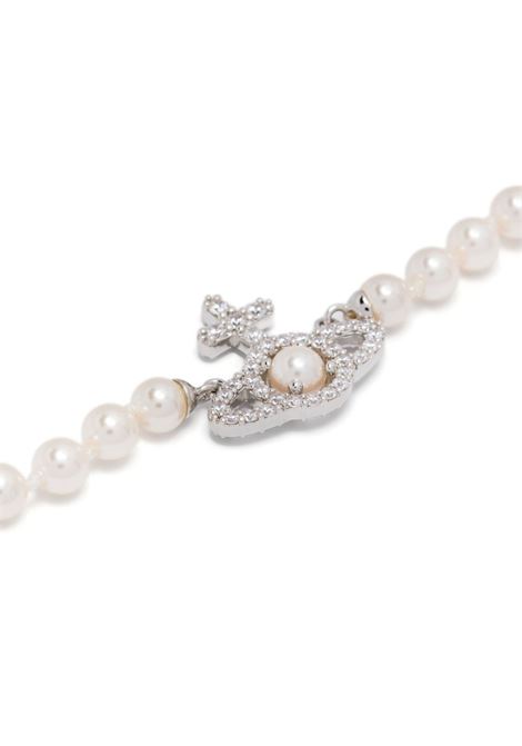 olympia pearl necklace woman platinum VIVIENNE WESTWOOD | 6301011P-02P373-SMP373